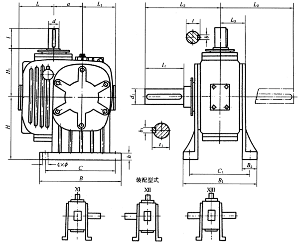 TP型平面包絡環(huán)面蝸桿減速機