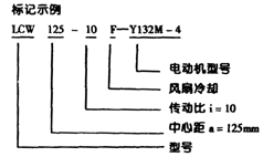 LCW型立式圓弧圓柱蝸桿減速機(JB-T7848-1995)